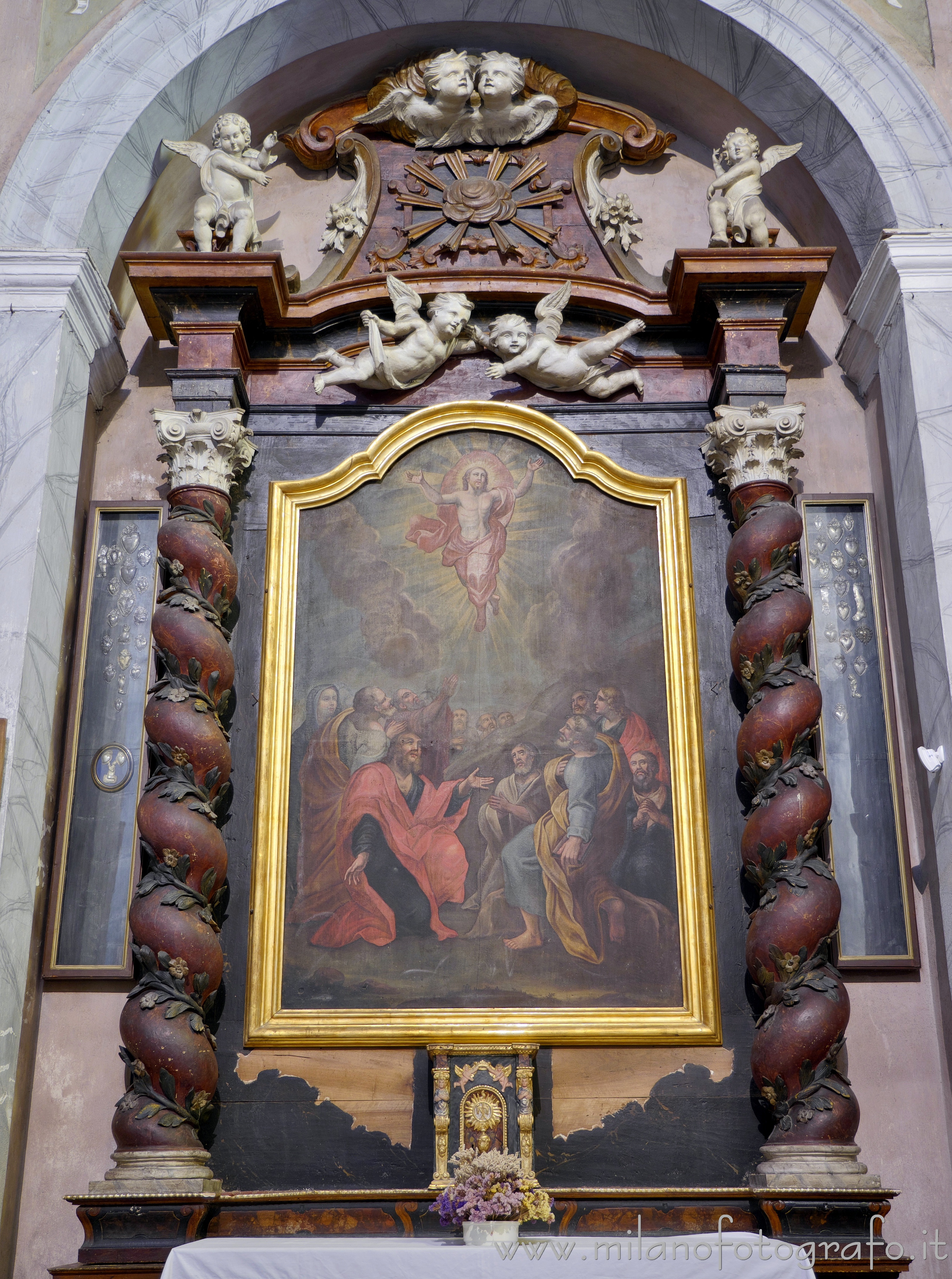 Biella (Italy) - Altar of the Ascension of Jesus in the Church of St. Nicholas - Full resolution picture